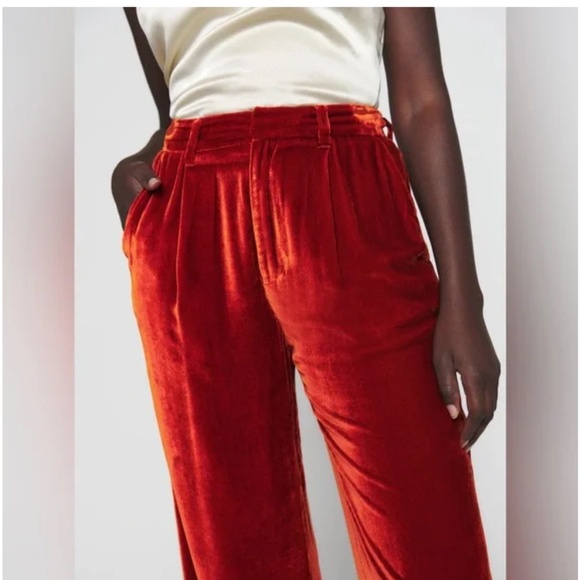 Reformation Petites Wes Velvet Pant - Picture 4 of 10